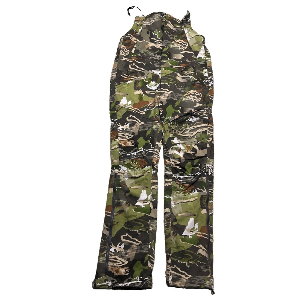 Under armour Grit Hunting Bib Pants Men's Small Loose Coldgear Camo 1316872 $190